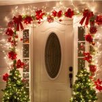 decoracion navidad de puertas