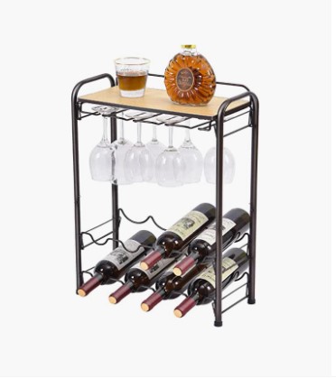 estante para botellas de vino