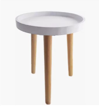 mesa auxiliar decorativa de madera