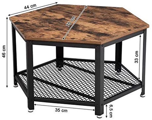 mesa auxiliar hexagonal 2