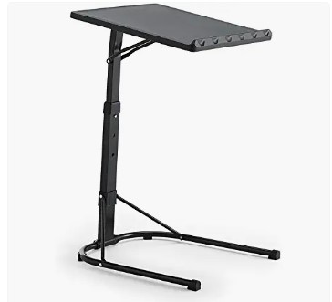 mesa auxiliar plegable altura ajustable