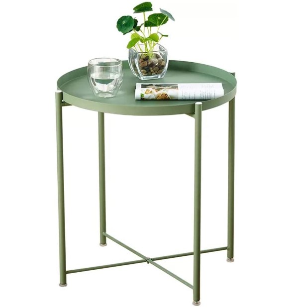 mesa auxiliar verde