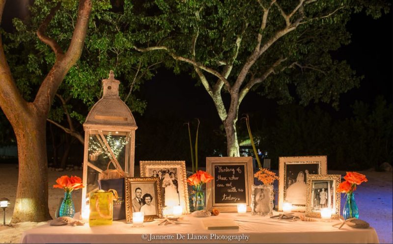 mesa boda con velas