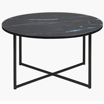mesa de marmol negro