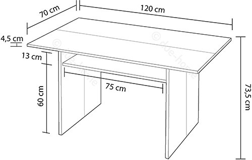 mesa elevable y extensible 5