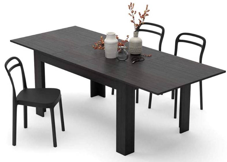 mesa extensible en negro