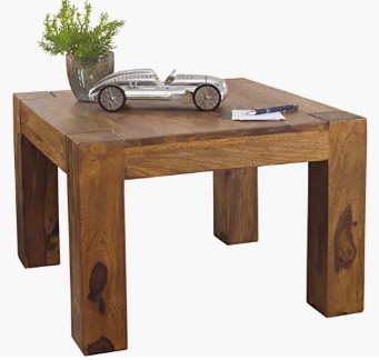 mesa madera maciza 60 x 60