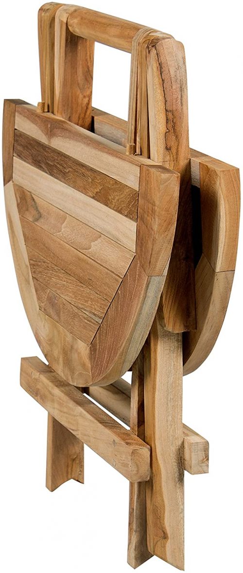 mesa auxiliar plegable madera 2
