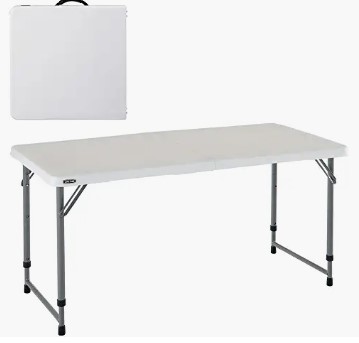 mesa plegable rectangular