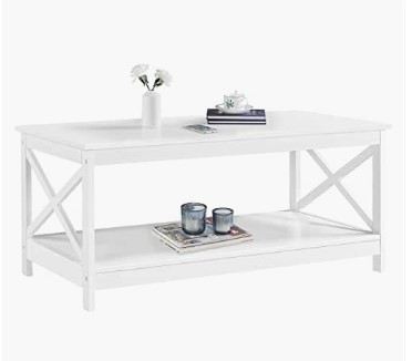 mesa rectangular blanca
