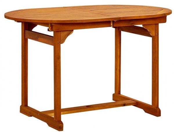 mesa redonda extensible de madera 1