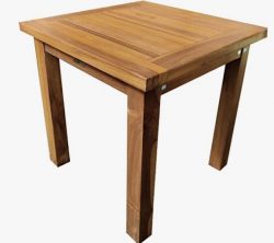 Mesas auxiliares de madera maciza