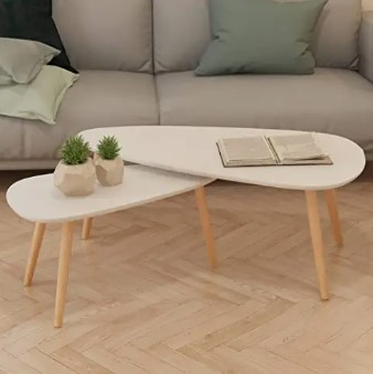 mesas de madera de pino