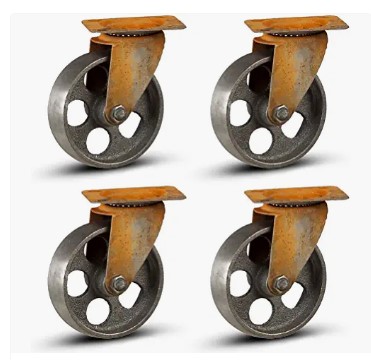 ruedas de acero para mueble pesado