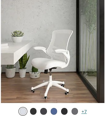 silla ergonomica blanca